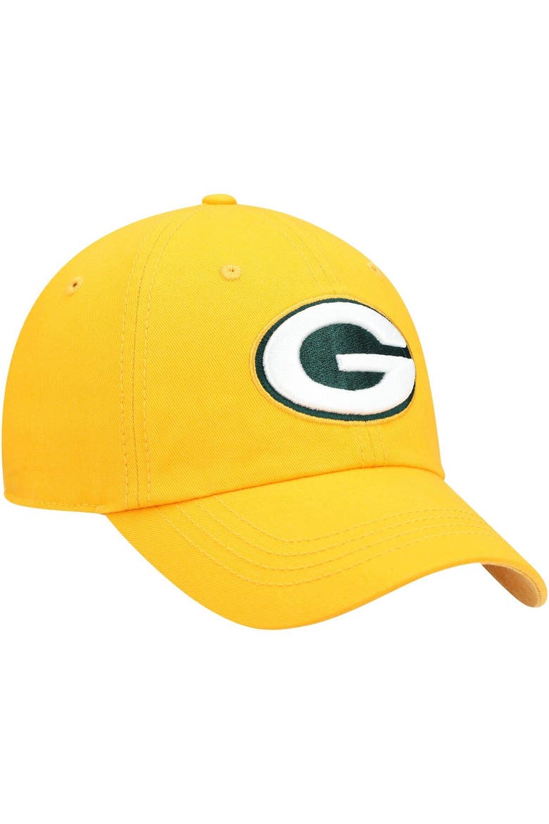 Women's '47 Gold Green Bay Packers Miata Clean Up Secondary Adjustable Hat, Alternate, color, Gold