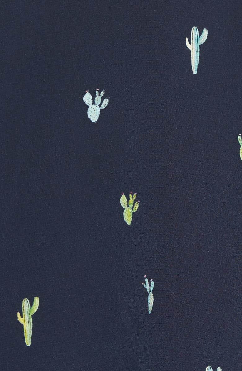 Rails Kate Cactus Print Silk Shirt, Alternate, color,