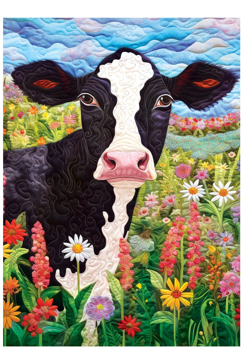 Frolic in the Fields 1000 Piece Puzzle, Alternate, color, Multicolor