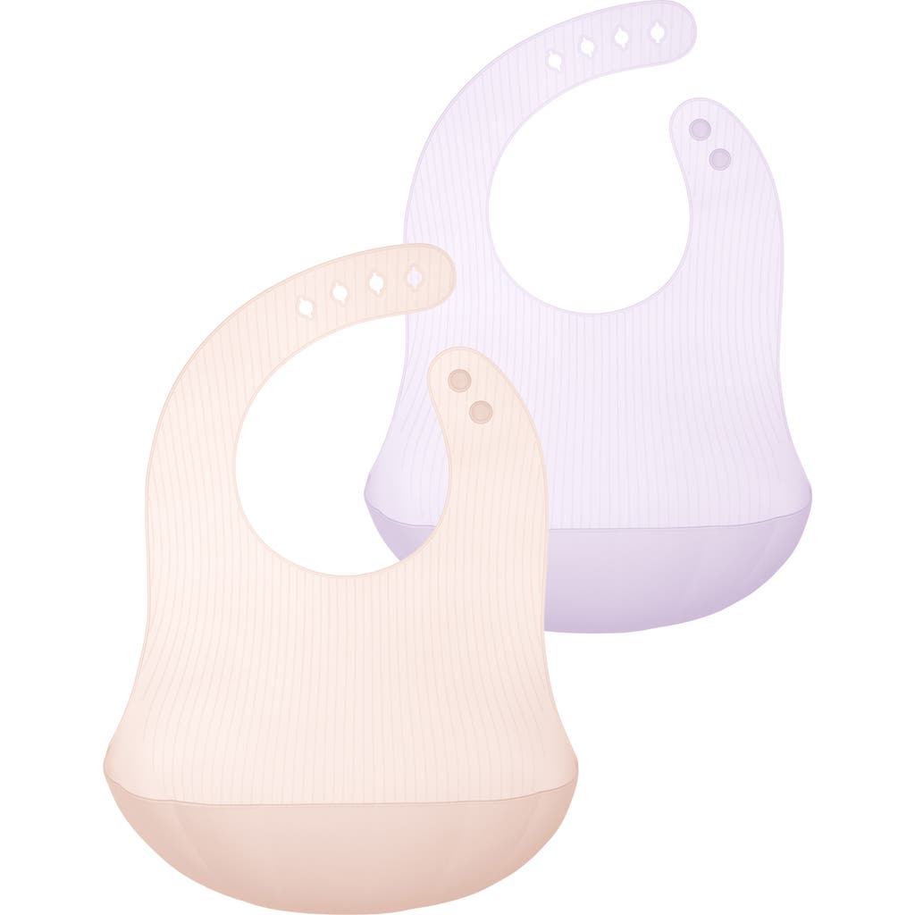 OLABABY OLABABY 2-PACK SILICONE BIBS