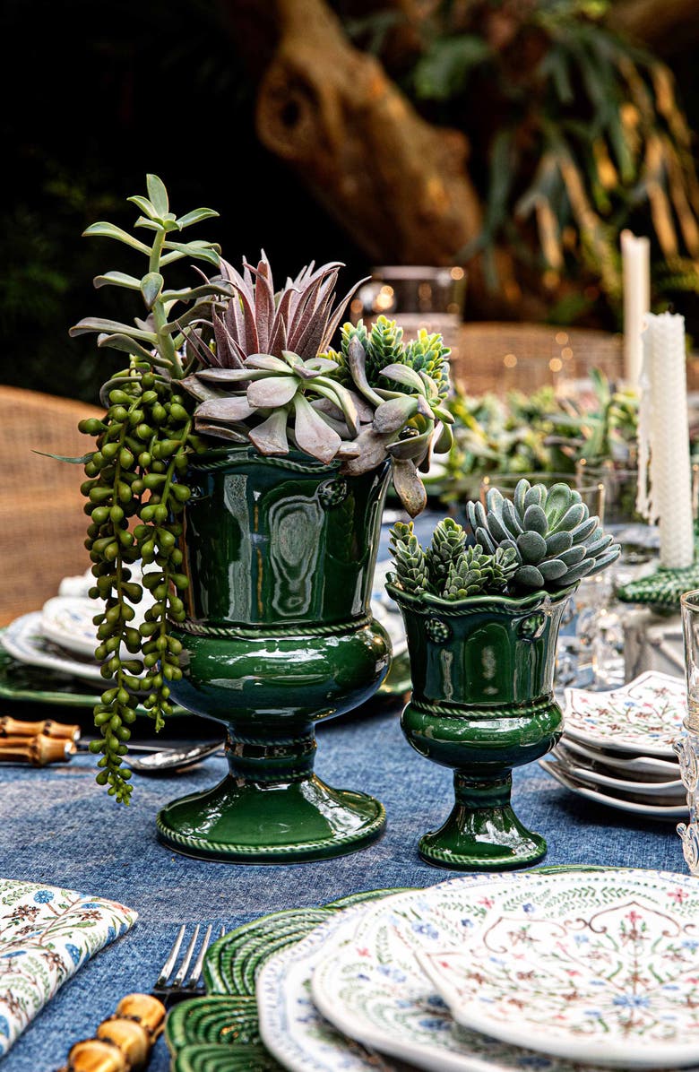 Juliska Berry & Thread Petite Parterre Vase, Alternate, color, Basil