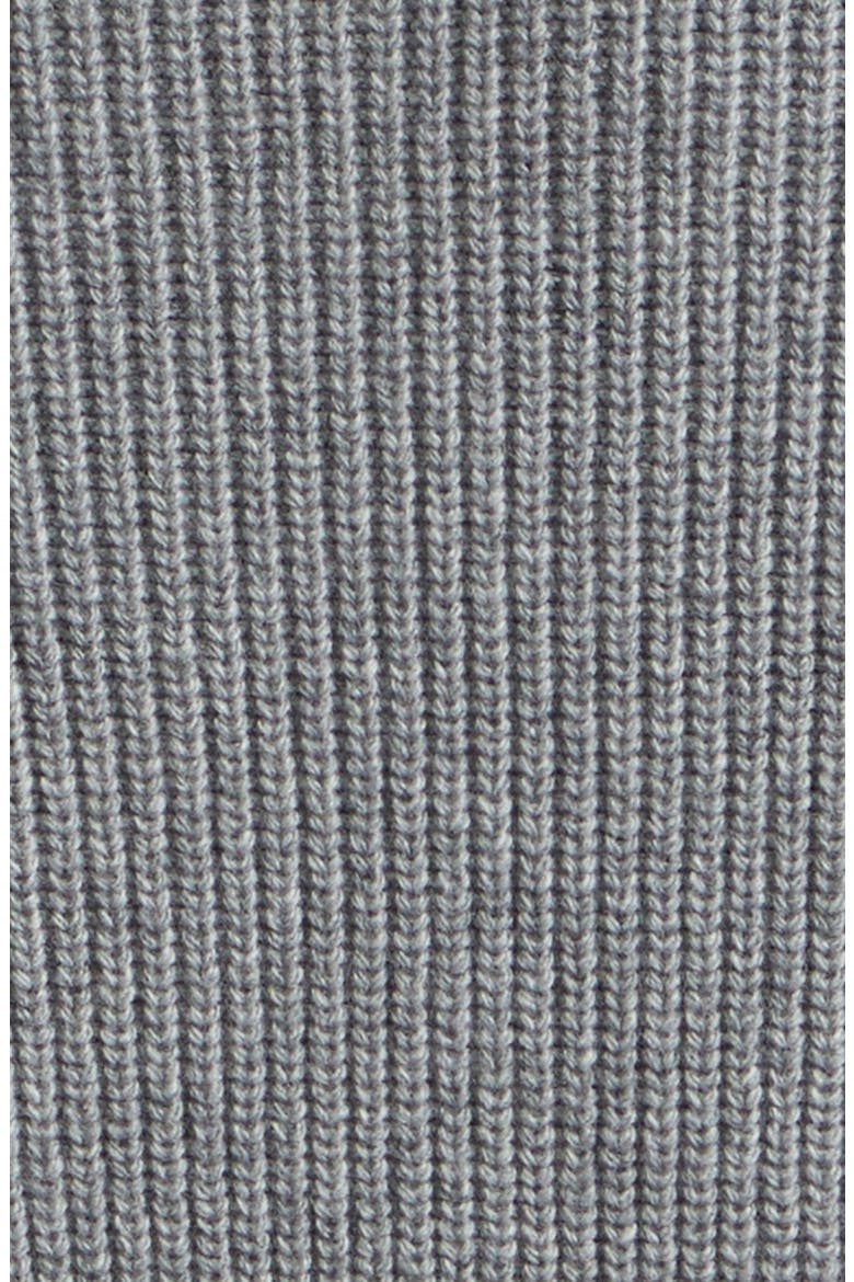 Mixed Media Faux Shearling Jacket, Alternate, color, 9406 GRIGIO PERLA