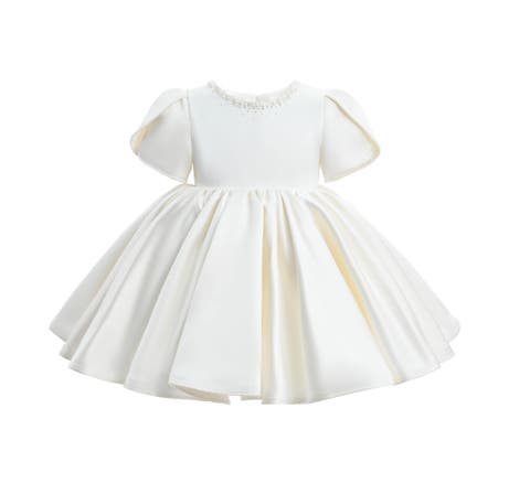 Ivory Pearl-Accented Occasion Dress (Baby)