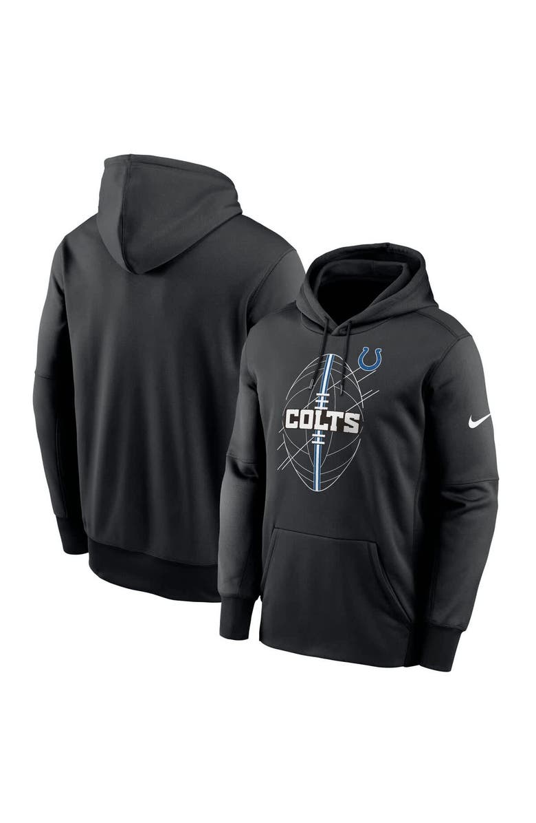 Nike Men's Nike Black Indianapolis Colts Performance Fleece Pullover Hoodie, Alternate, color, Black