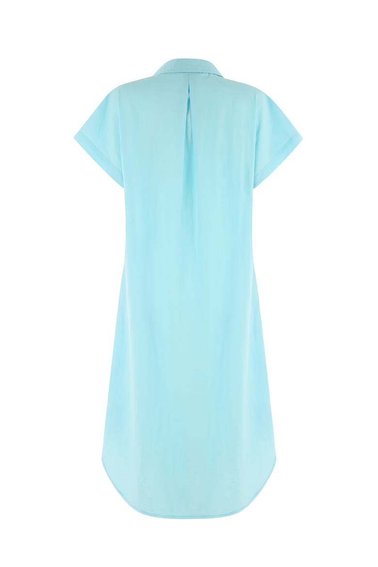 The Lea Dress, Alternate, color, Aqua