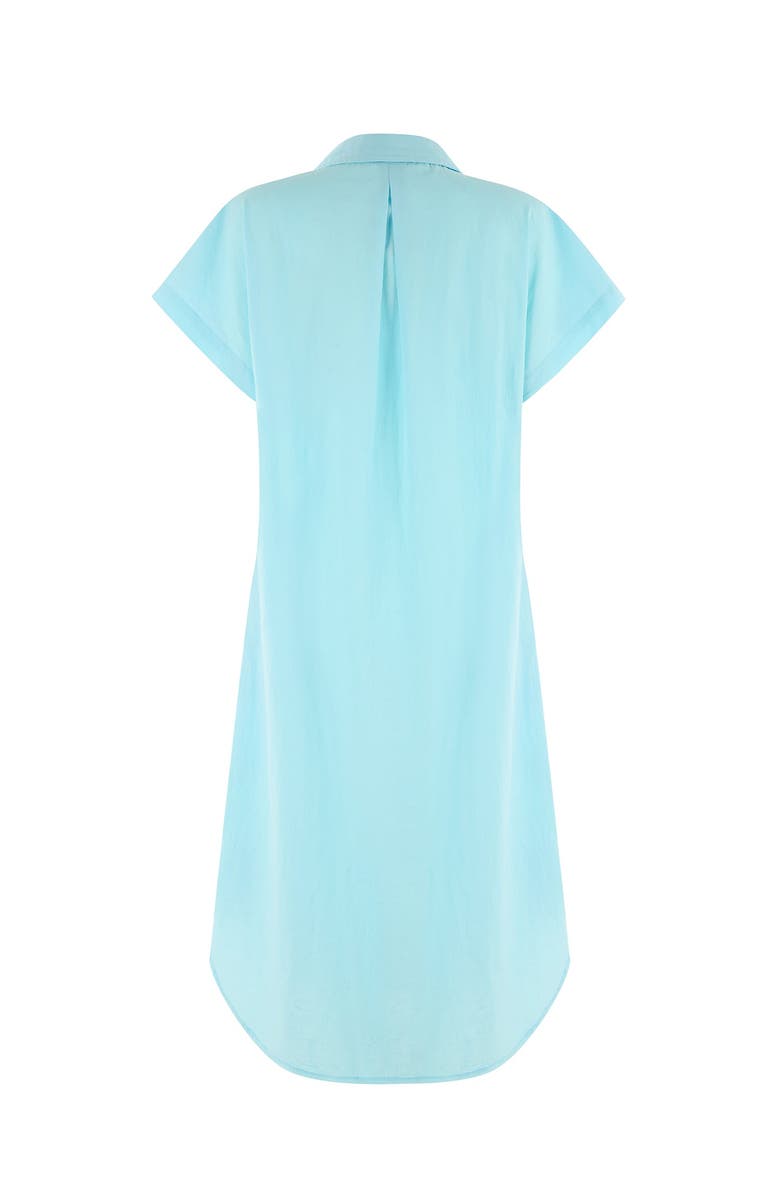 The Shirt by Rochelle Behrens The Lea Dress, Alternate, color, Aqua