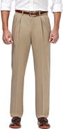 HAGGAR Haggar Premium No Iron Khaki Classic Fit Pant