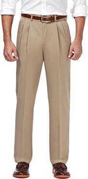 HAGGAR Haggar Premium No Iron Khaki Classic Fit Pant
