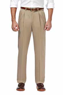 HAGGAR Haggar Premium No Iron Khaki Classic Fit Pant