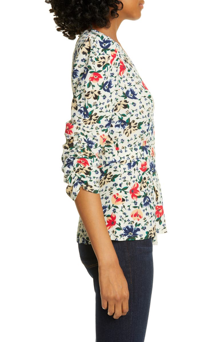 ba&sh Paco Floral Wrap Top, Alternate, color,