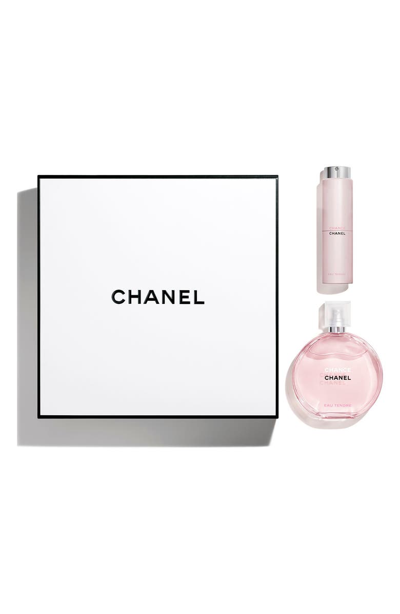 CHANEL CHANCE EAU TENDRE Eau de Toilette Twist and Spray Set, Alternate, color, 
