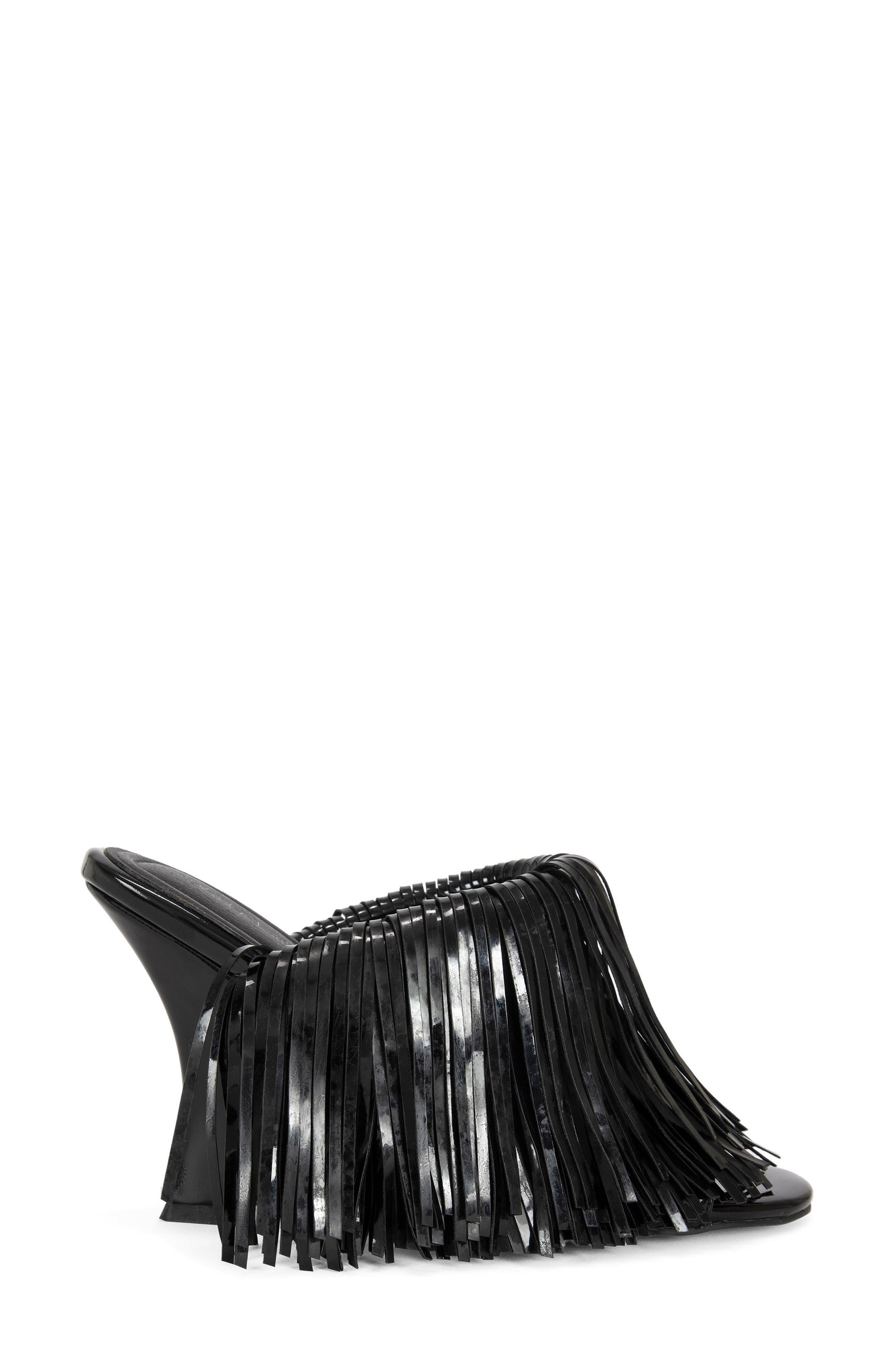 AZALEA WANG Vailyn Fringe Sandal, Alternate, color, 