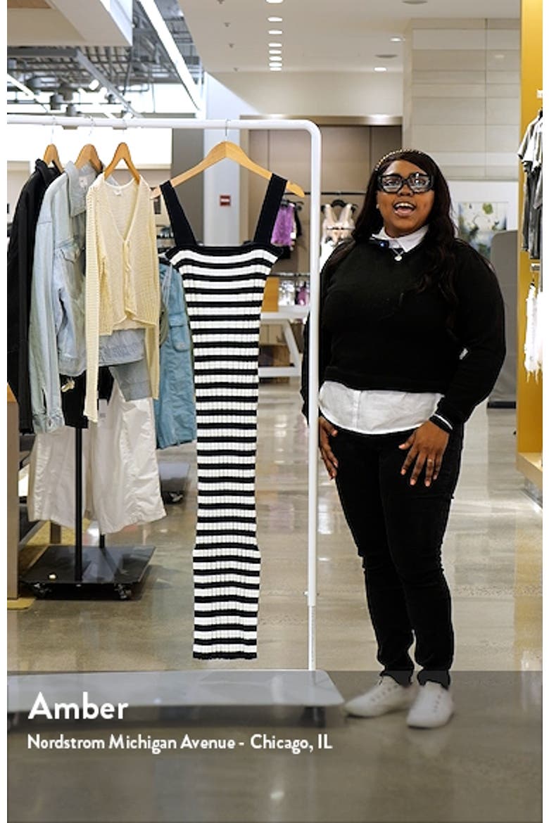 Ledger Stripe Midi Sweater Dress video