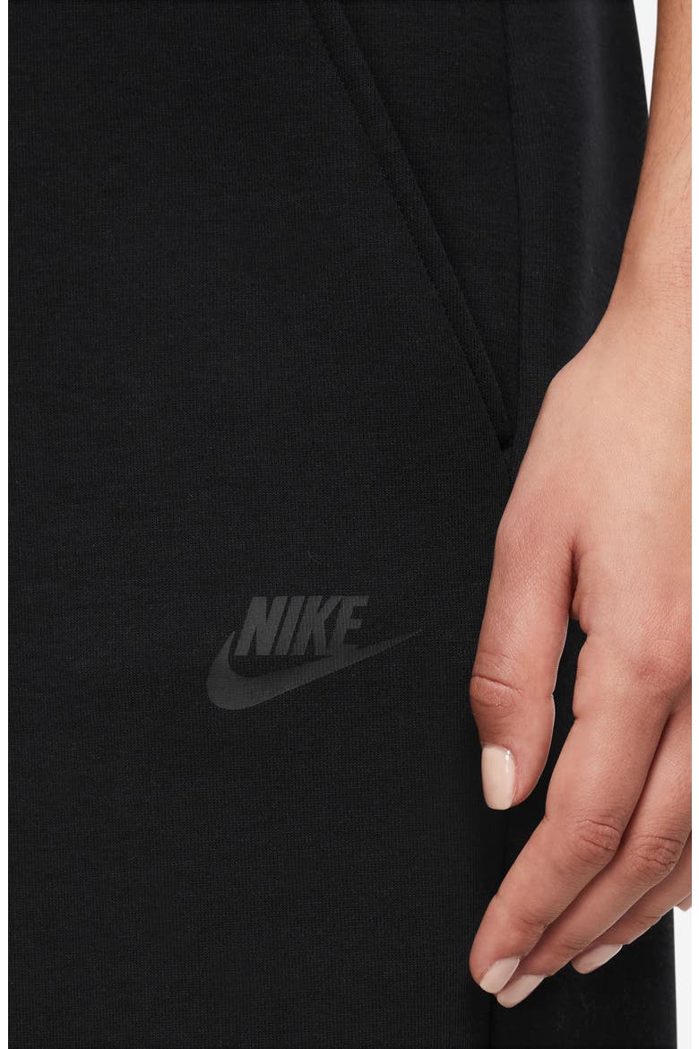Sportswear Tech Fleece Mid-Rise Joggers, Alternate, color, 010 010 BLACK/BLACK