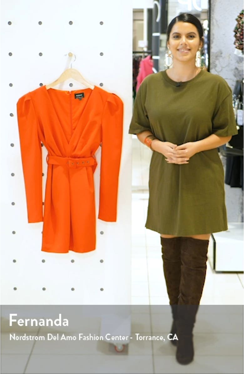 Letty Puff Long Sleeve Minidress, sales video thumbnail
