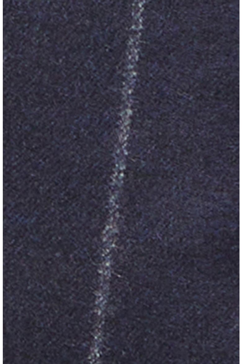 Chalk Stripe Structured Wool & Cashmere Suit, Alternate, color, NAVY PIN STRIPE