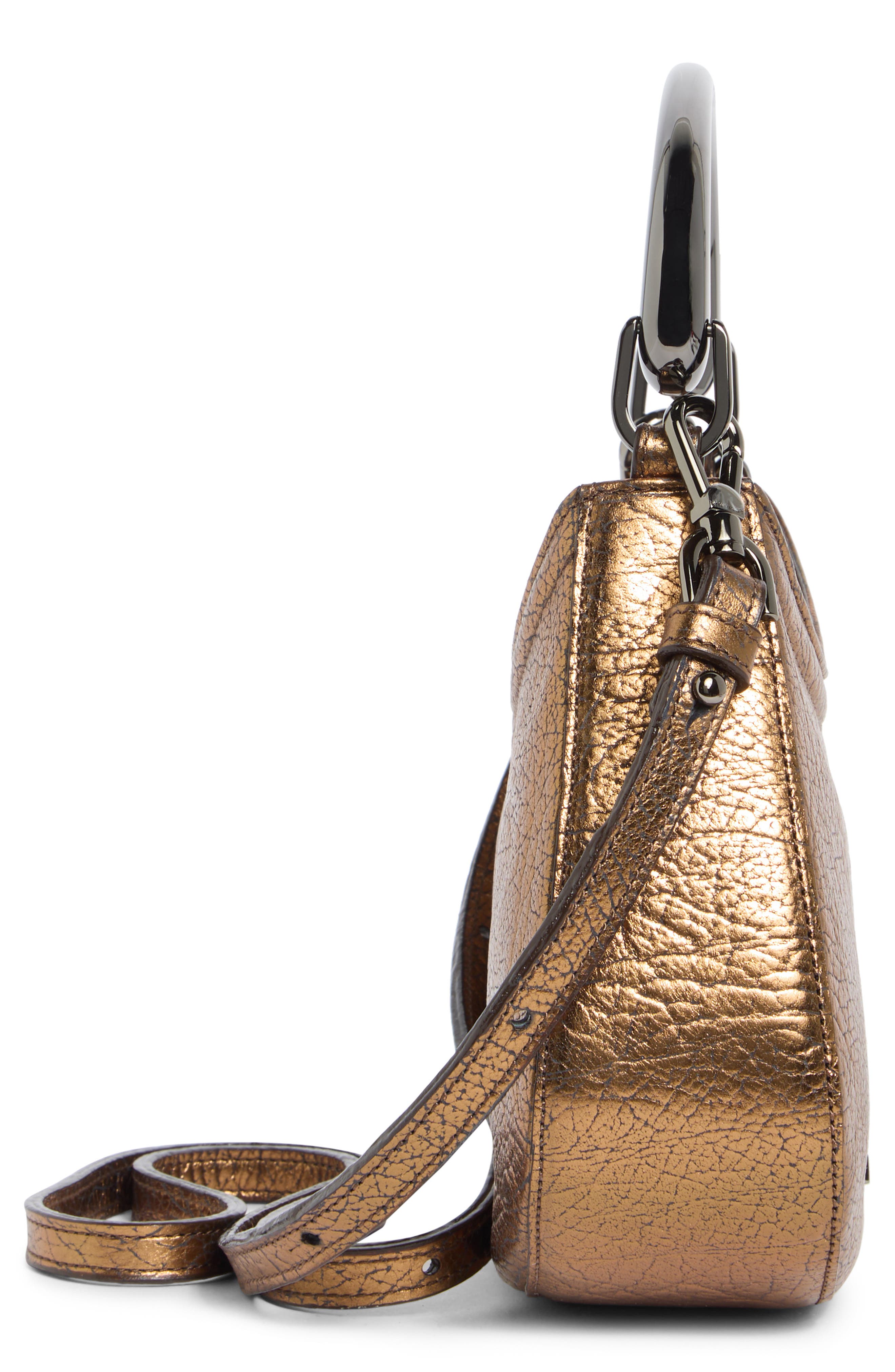 Brielle Top Handle Bag, Alternate, color, BRONZE DUCHESS