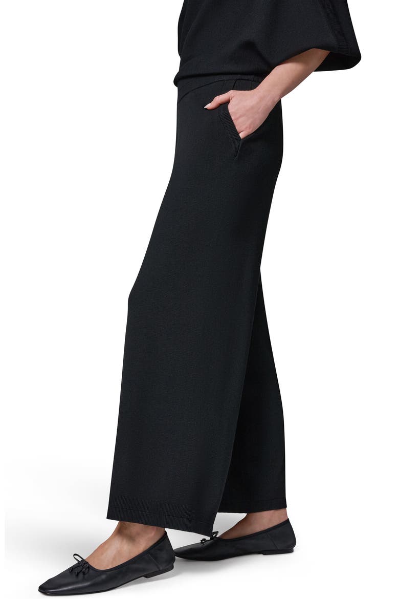 Milano Stitch Knit Pants, Alternate, color, BLACK