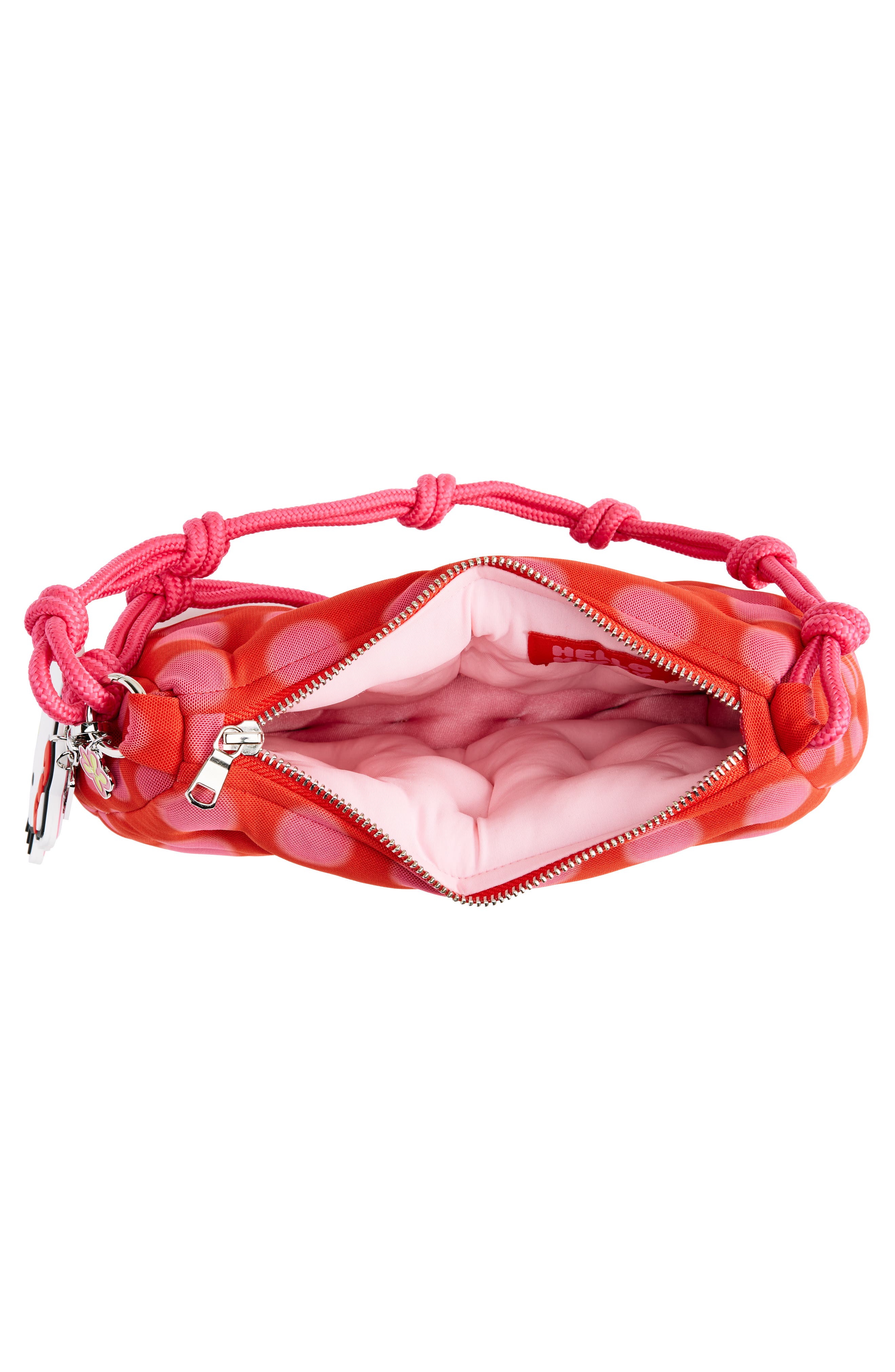 Marshall Columbia x Sanrio Hello Kitty<sup>®</sup> Plush Mesh Top Handle Bag, Alternate, color, Pink/ Red