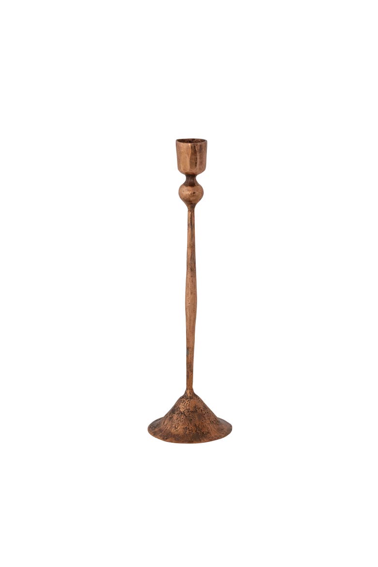 Hand-Forged Iron Taper Holder, Main, color, Copper