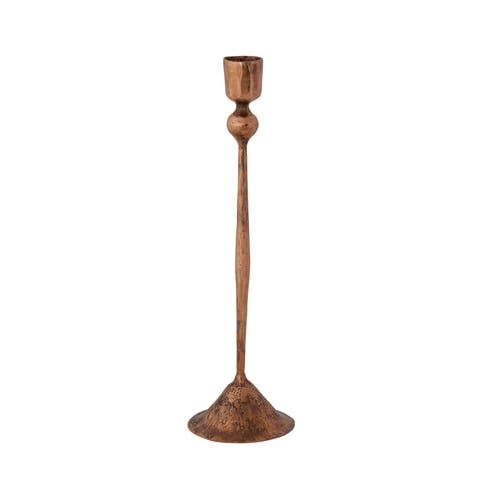 Hand-Forged Iron Taper Holder