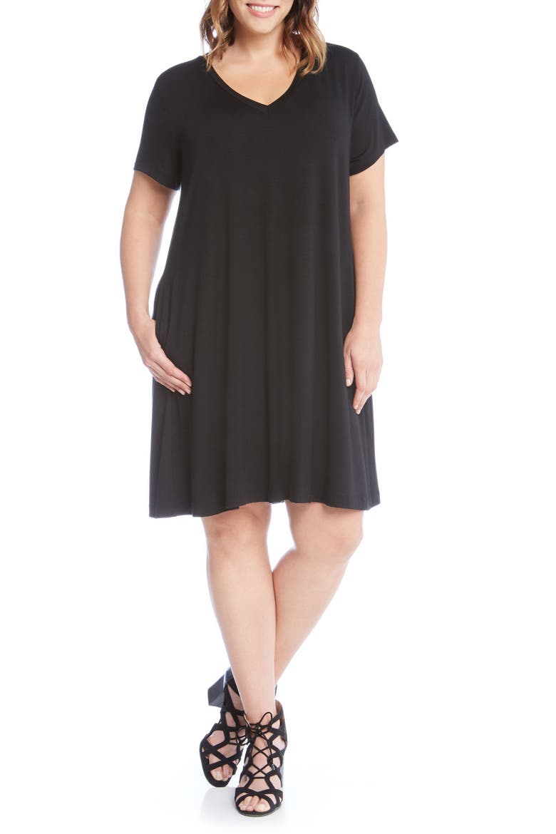 Quinn Pocket Shift Dress, Alternate, color, BLACK