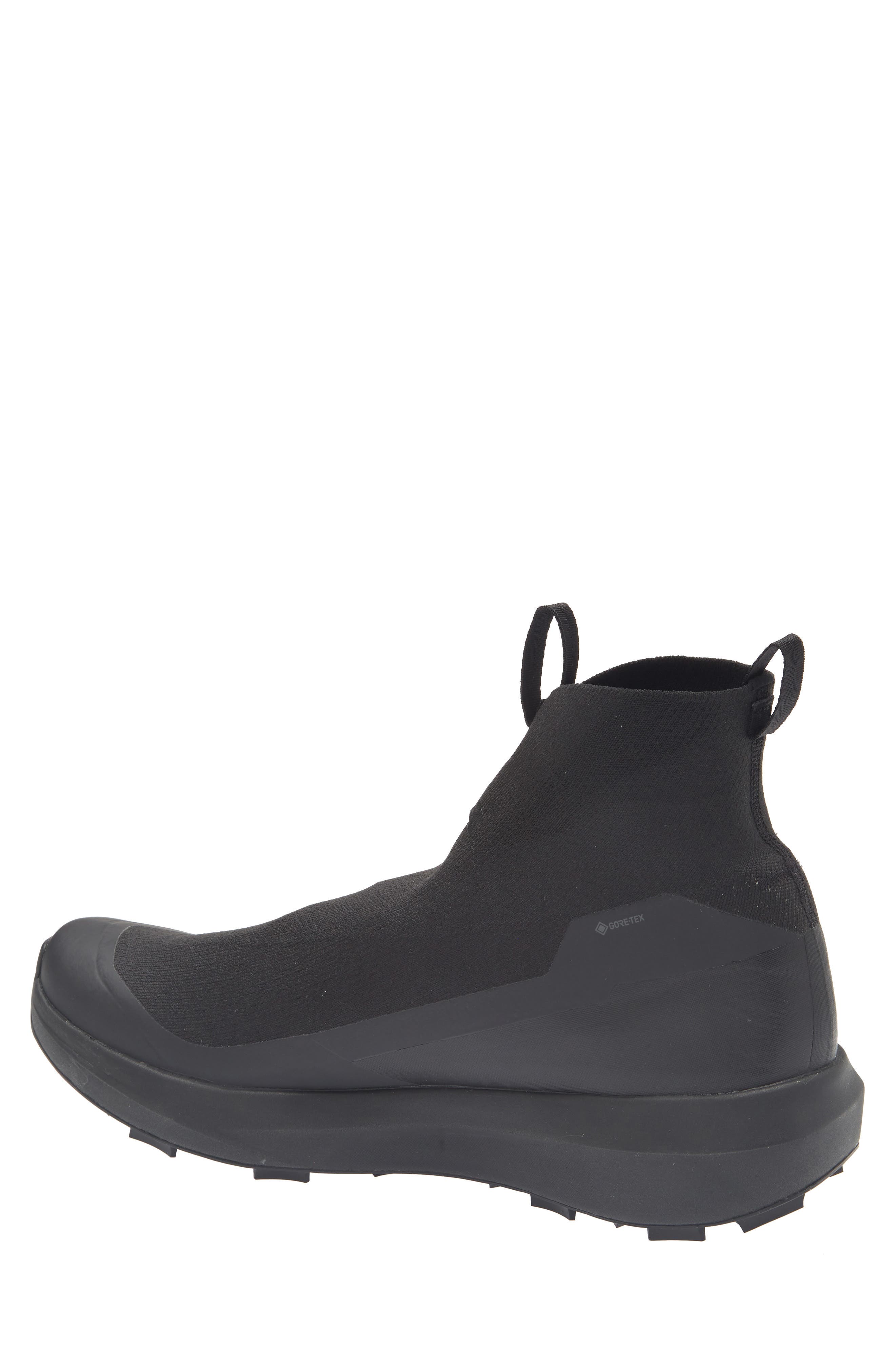 Arc'teryx Norvan 4 Nivalis Waterproof Running Shoe, Alternate, color, Black/Black