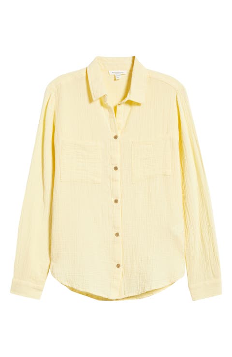 Micaela Cotton Button-Up Shirt