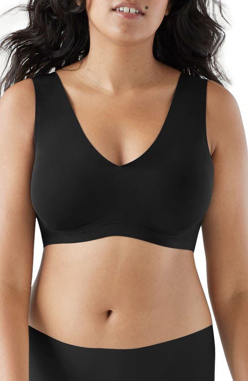 True & Co Body Lift V-Neck Bralette in Black  product