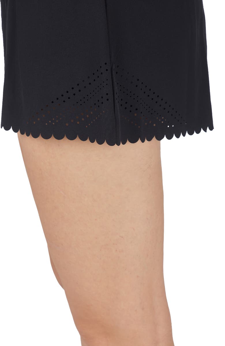 YOGALICIOUS Lightstreme All for Sun Laser-Cut Layered Shorts, Alternate, color,