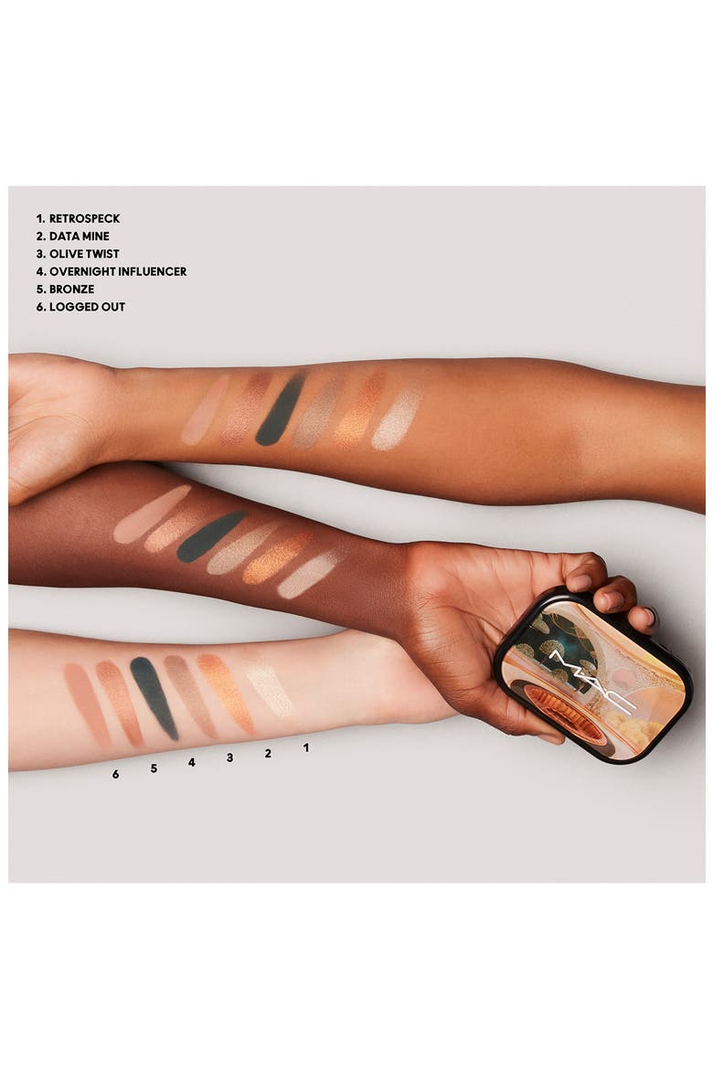 Connect in Color 6-Pan Eyeshadow Palette, Alternate, color, BRONZE INFLUENCE