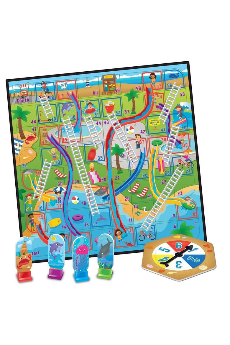 Beach Life Slides & Ladders Game, Alternate, color, Multicolor