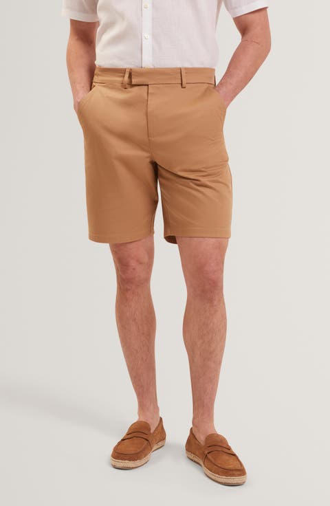 Loweton Slim Fit Stretch Cotton Chino Shorts