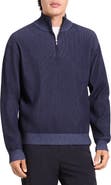 Theory Lightweight Bilen Performance Quarter Zip Sweater