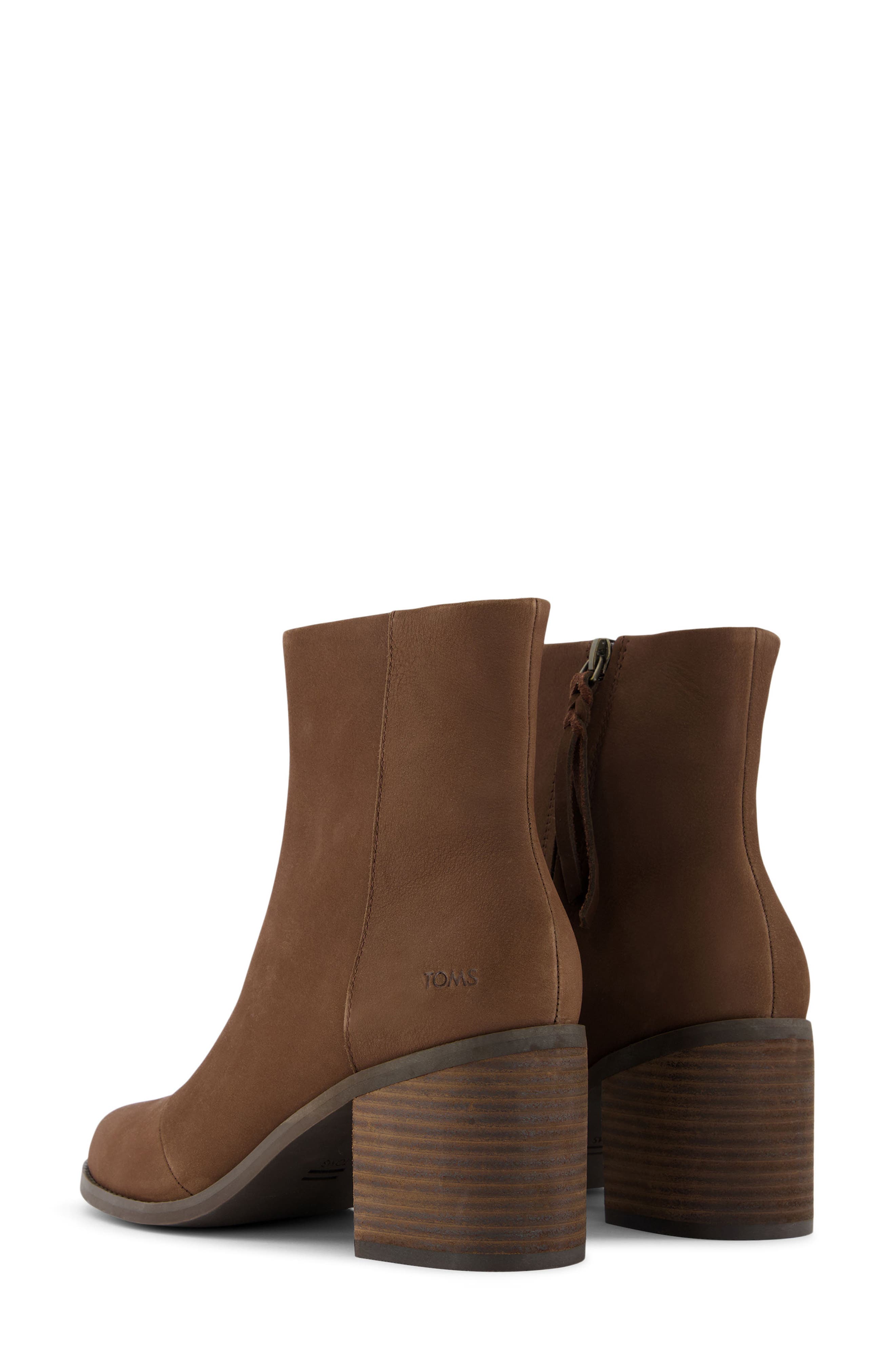 Evelyn Bootie, Alternate, color, DARK BROWN