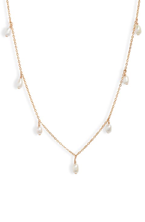 Meri Freshwater Pearl Chain Necklace