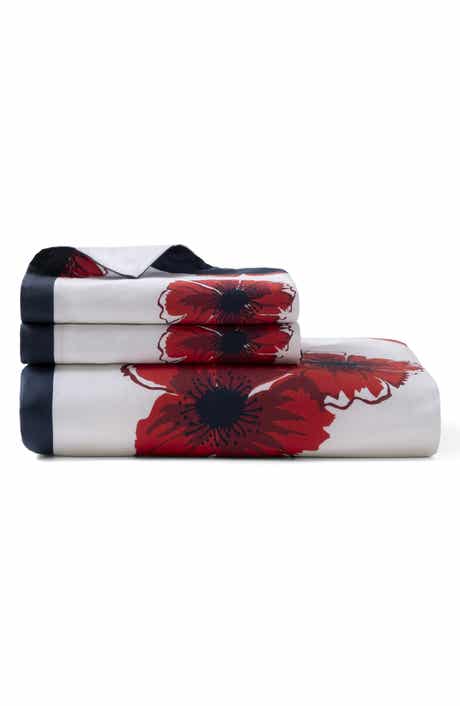 Poppy Hawaiian Cotton Percale Duvet Cover Set