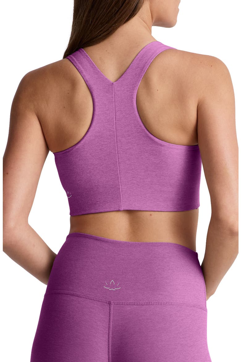 Space Dye Simplicity Racerback Sports Bra, Alternate, color, FUN FUSCHIA HEATHER