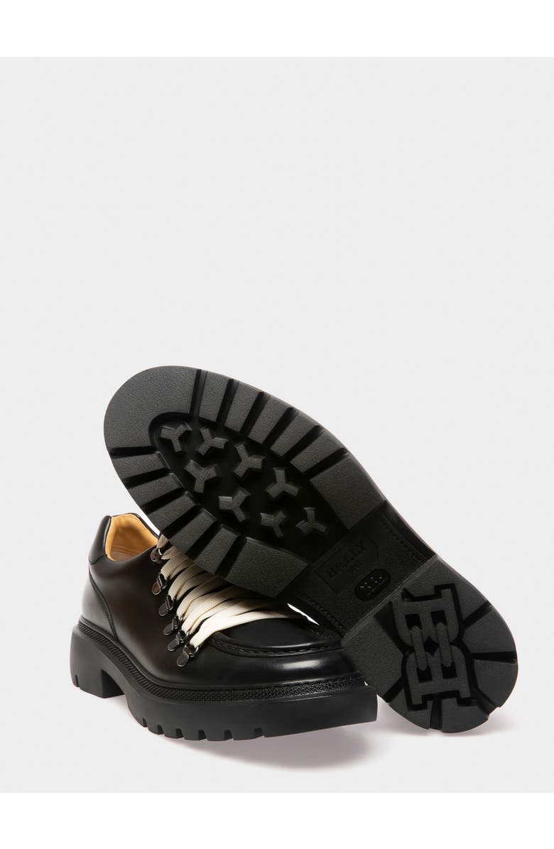 Bally Varshal Leather Derbies, Alternate, color, Black