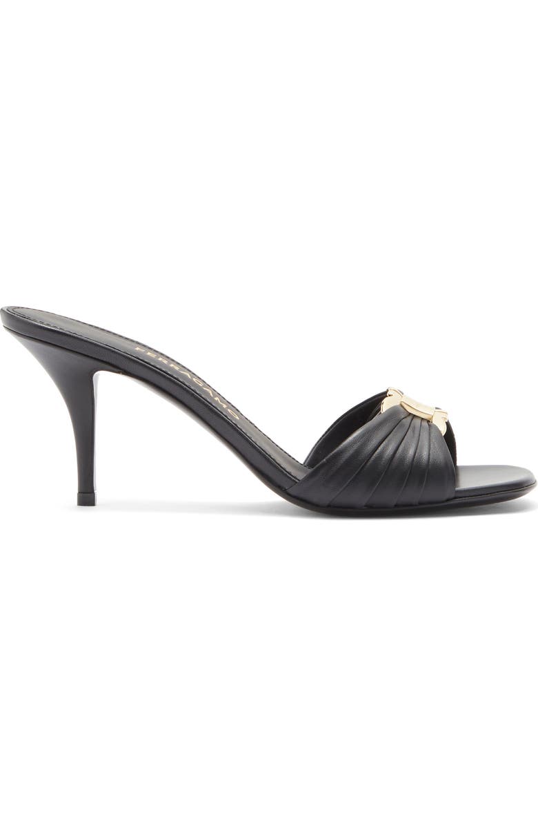 FERRAGAMO Witty Patent Leather Sandal, Alternate, color, Nero Nero