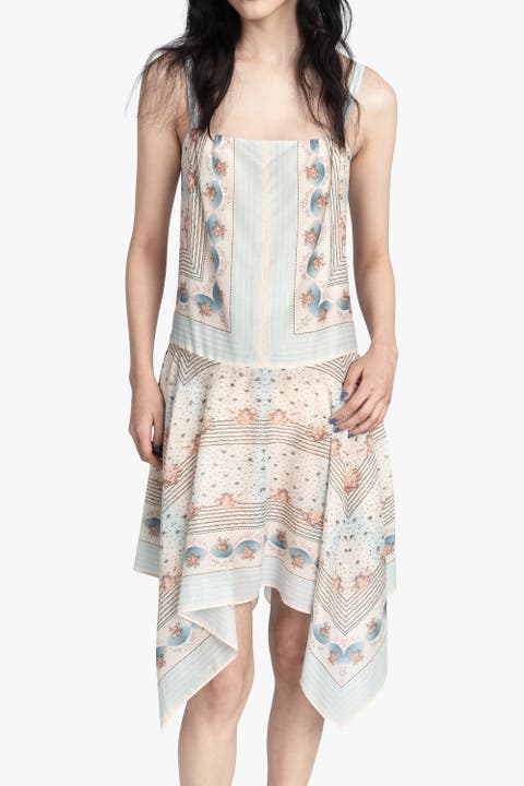 Heritage Scarf Print  Dress