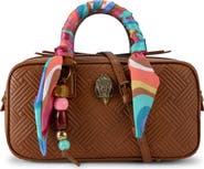 Kurt Geiger London Small Kensington Quilted Leather Duffle Bag