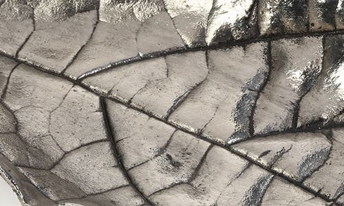 Zodax Osage 6-piece Leaf Display Trays In Silver