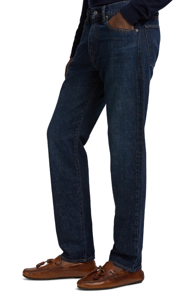 Straight Leg Jeans, Alternate, color, INDIGO BLUE
