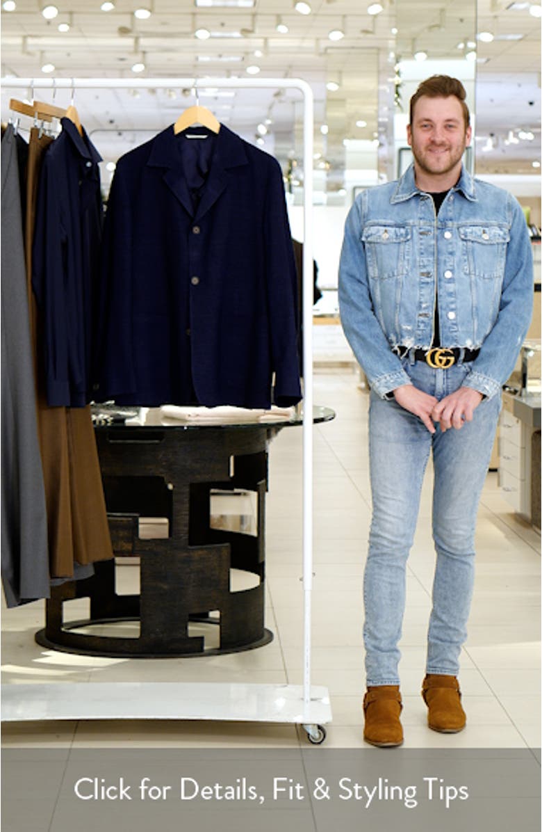 Quest Knit Ready Navy Wool Jacket, sales video thumbnail