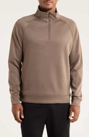 Kenneth Cole Active Raglan Sleeve Quarter Zip Sweatshirt