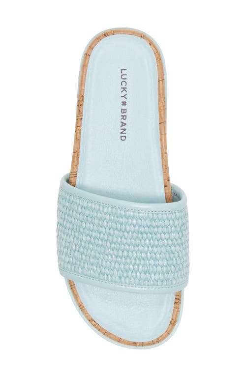 Lucky Brand Dylina Slide Sandal In Santorini Raffia