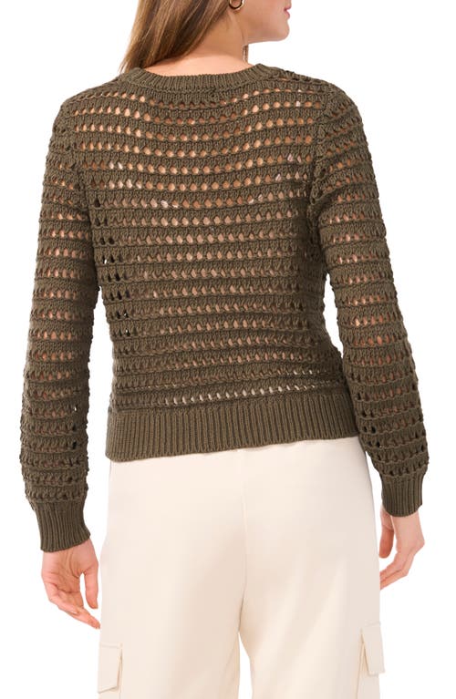 HALOGEN HALOGEN® OPEN KNIT SWEATER