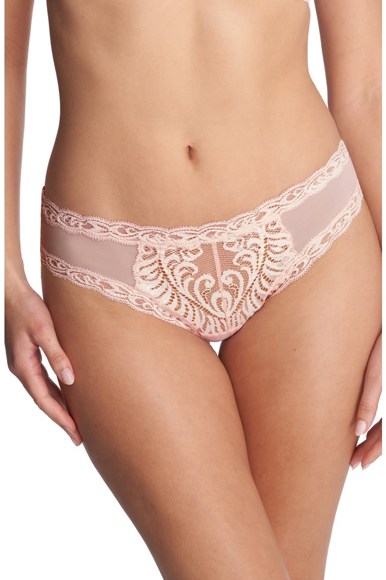 Feathers Hipster Briefs, Main, color, SEASHELL