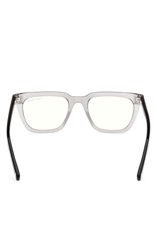 Tom Ford 50mm Square Blue Light Blocking Glasses